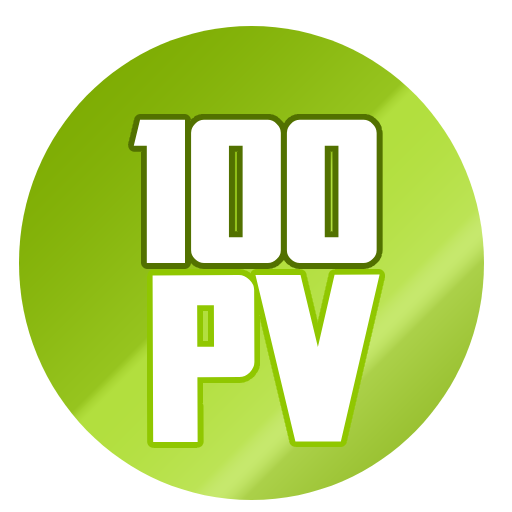 100PV logo