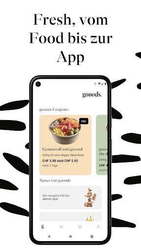 Android application gooods screenshort