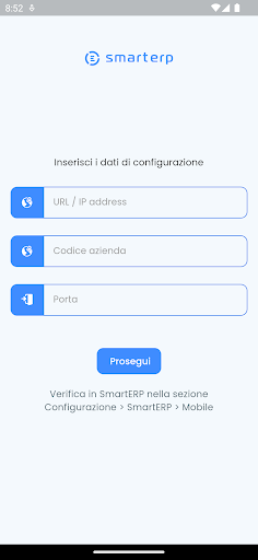 Android application SmartErp screenshort
