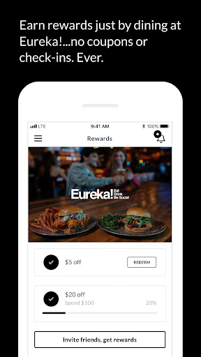 Android application Eureka! Restaurants screenshort