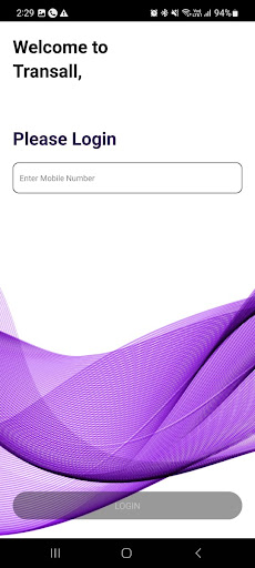 TRANSALL SERVICES Screen 2