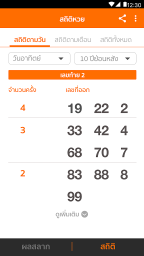 Lotto Thai (ตรวจผลสลาก) Screenshot 2 - AppWisp.com