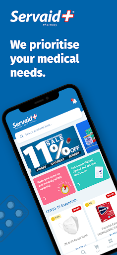 Android application Servaid Plus screenshort