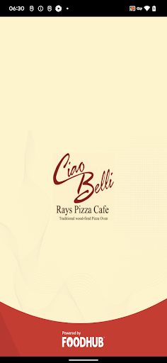 Android application Ray's Pizza Ciao Belli screenshort