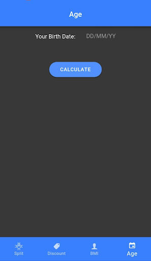 Android application Multi Calc screenshort