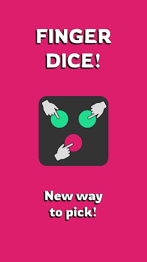 Android application Finger Dice - Random Picker screenshort