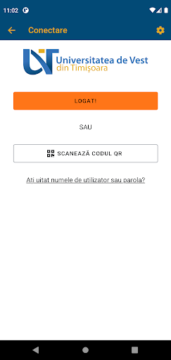 Android application eLearning UVT screenshort