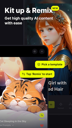 Screenshot of B^ DISCOVER - AI Video Maker
