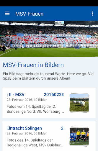 Android application MSV-Frauen screenshort