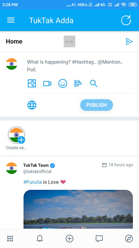 TukTak Adda - Koo App India Social Media Koo App
