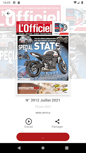 LOfficiel du Cycle Screen 2
