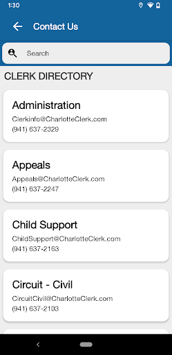 Charlotte Clerk of Court Screen 2