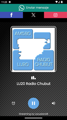 Android application LU20 Radio Chubut screenshort