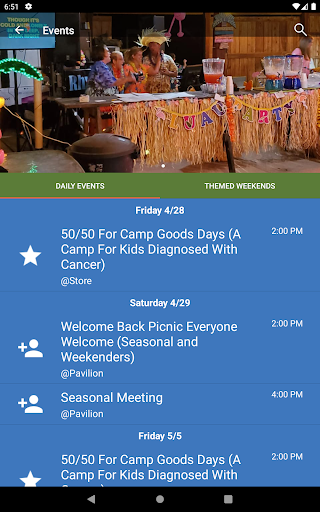 Screenshot of Pope Haven Campground