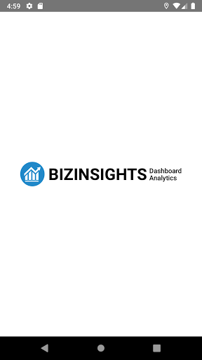 Android application BIZINSIGHTS Dashboard screenshort