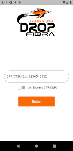Android application Drop Fibra screenshort