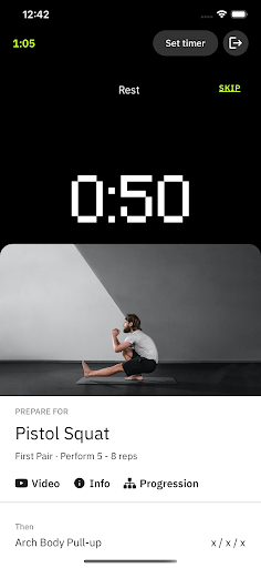 8x3: bodyweight fitness Screen 3