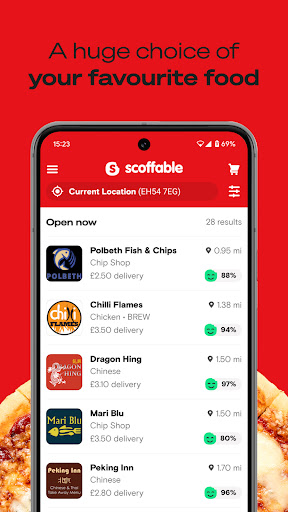 Scoffable - Takeaway Delivery Screenshot 2 - AppWisp.com