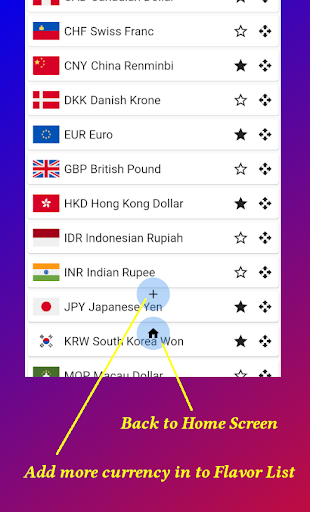 Currency Converter Calculator Screen 2