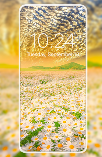 Android application Yellow aesthetic wallpapers screenshort