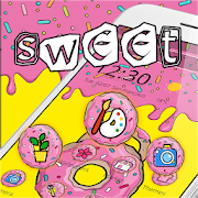 Pink Sweet Cute Doughnut Theme 1.1.3 Icon