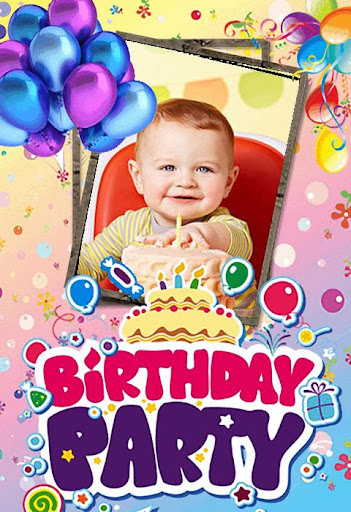 Android application Happy Birthday Frames screenshort