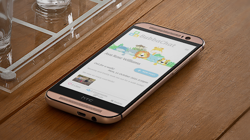 Android application BubbaChat screenshort
