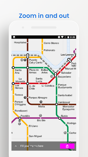 Santiago Metro Travel Guide Screen 3
