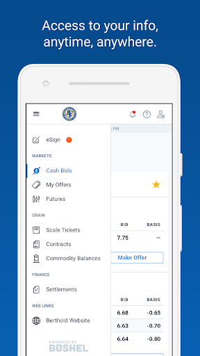 Screenshot of Berthold Farmers Elevator LLC