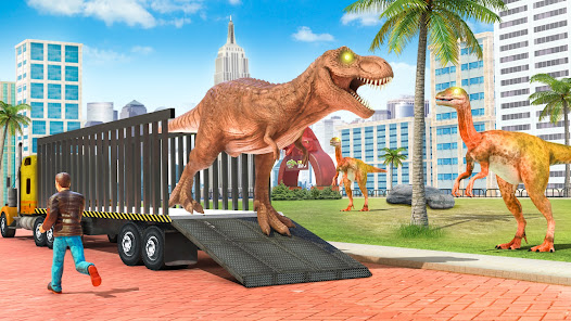 Dino Animal Transporter Truck  screenshots 3