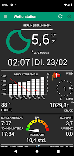 Wetterstation Ekran görüntüsü