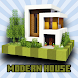Minecraft 用のモダンな家の地図