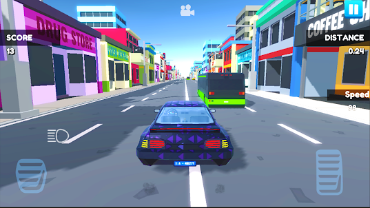 Highway Racer Car Simulation