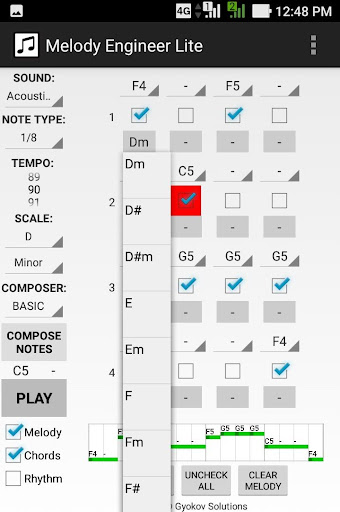 Screenshot of Melody Engineer Lite