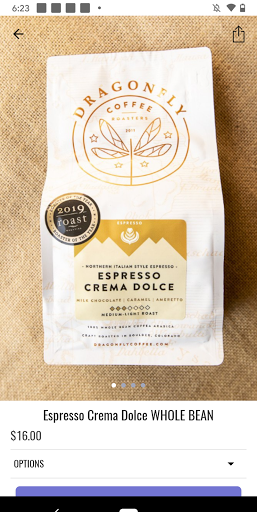 Dragonfly Coffee Roasters Screen 2