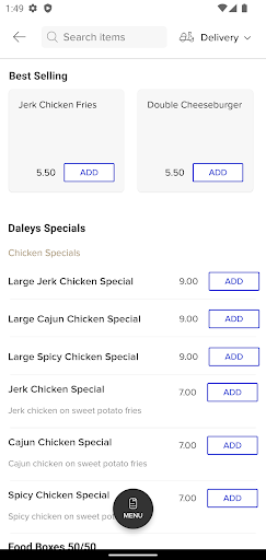 Daleys FoodBox Screen 2