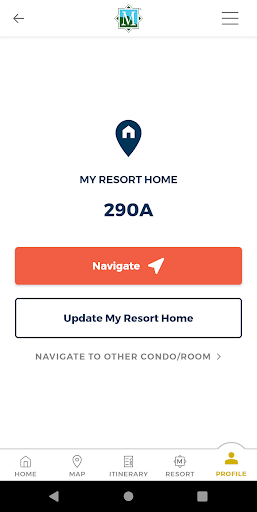 Massanutten Resort App Screen 3