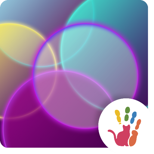 Colorful Particles  Icon