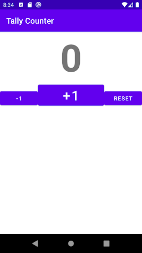 Android application Tally Counter screenshort