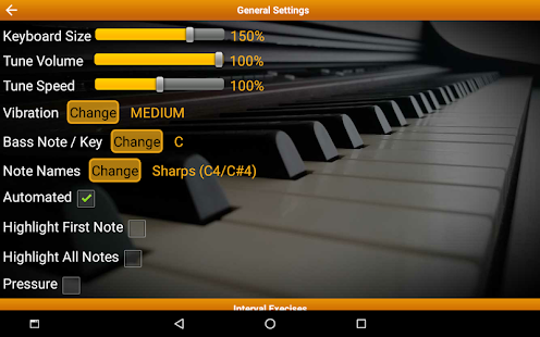 Piano Ear Training Pro Ekran görüntüsü