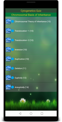 Cytogenetics Quiz Screen 2