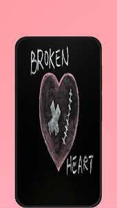 sad broken heart wallpaper