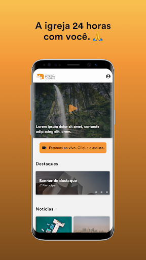 Android application IGREJA BATISTA DA BORDA screenshort