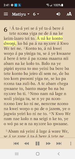 Kasem Bible (Ghana) Screen 3