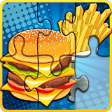 Food Learning Kids Jigsaw Game icon