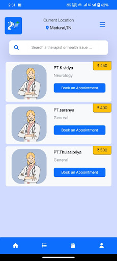 Physio Friend Screen 2