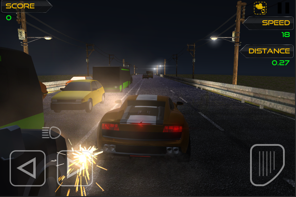 Android application Car Traffic Racer screenshort