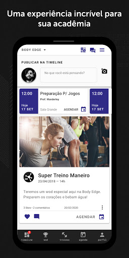 Android application Boa Forma Academia screenshort