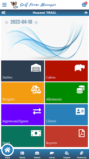 Android application Calf Farm Manager screenshort