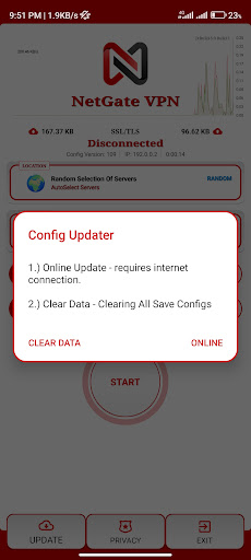 NetGate VPN Screen 2
